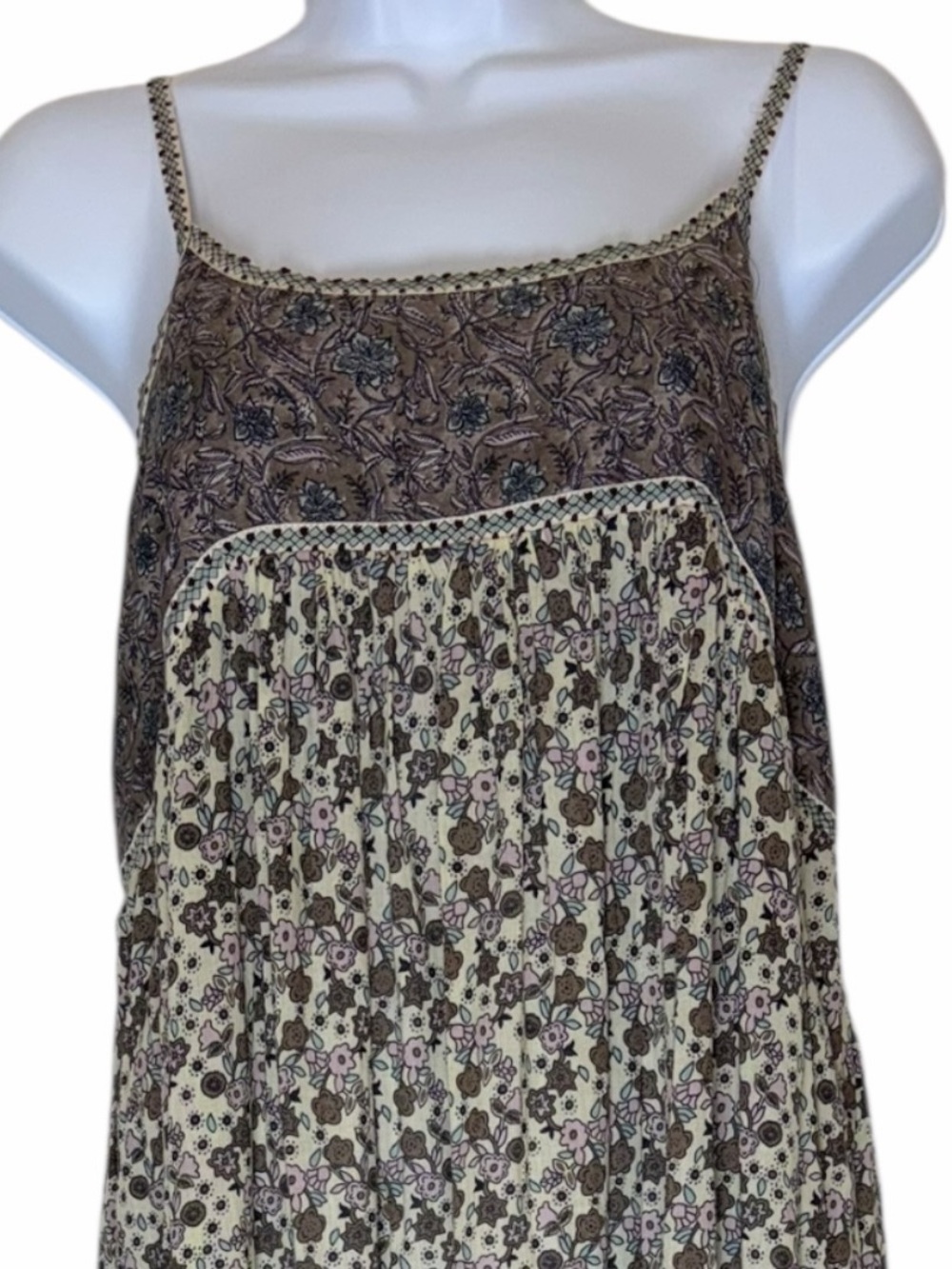 Natural Life Boho Floral Maxi Dress Size S - Picture 4 of 7